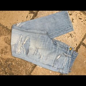 America eagle distressed skinny jeans
